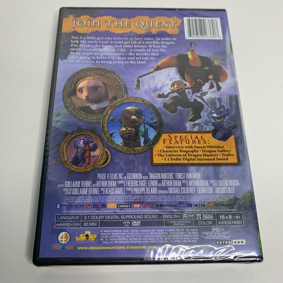 Dragon Hunters DVD Animated Action Adventure Fantasy - Picture 2 of 3